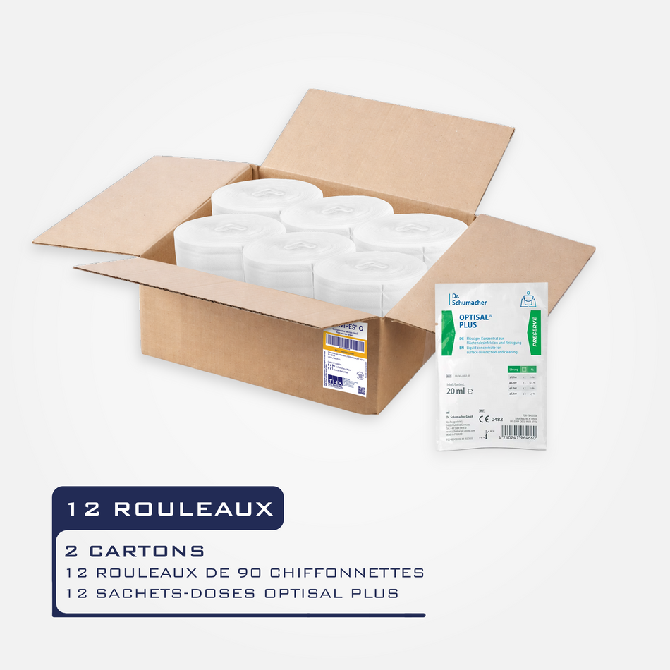 RECHARGES EXAWIPES – AVEC DÉSINFECTANT