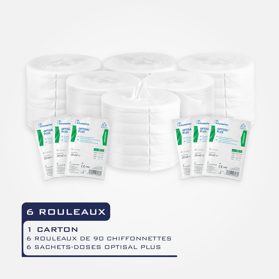 RECHARGES EXAWIPES – AVEC DÉSINFECTANT