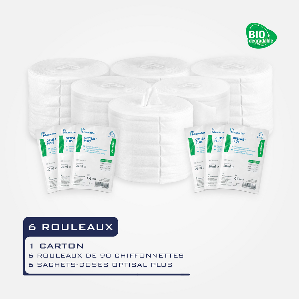 RECHARGES BIOWIPES – AVEC DÉSINFECTANT