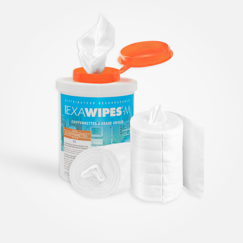RECHARGES EXAWIPES-M COMPACT – SANS DÉSINFECTANT