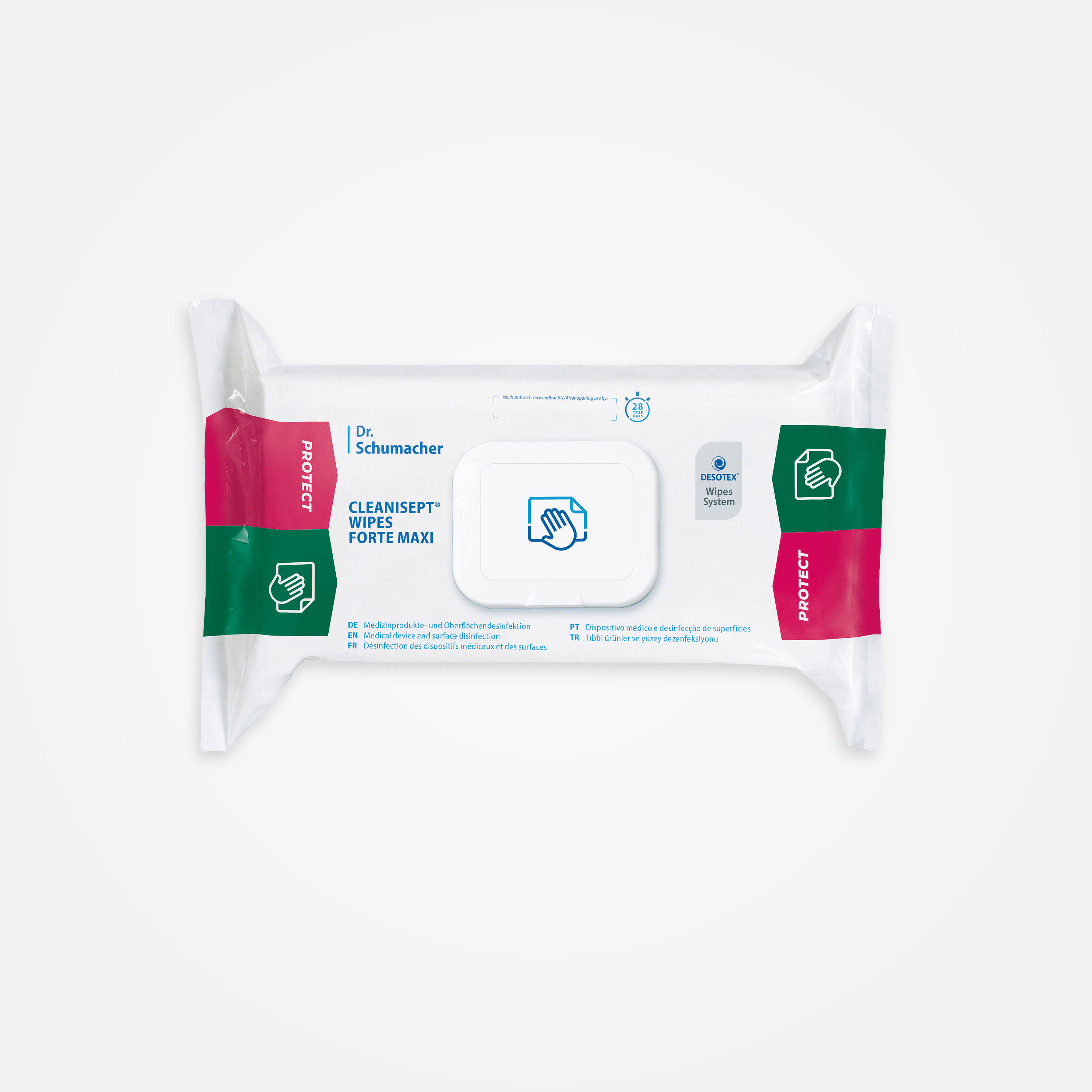 CLEANISEPT WIPES FORTE MAXI – 6 PACKS DE 100 LINGETTES - Lingettes matériel alcoolo-sensible | THX MEDICAL