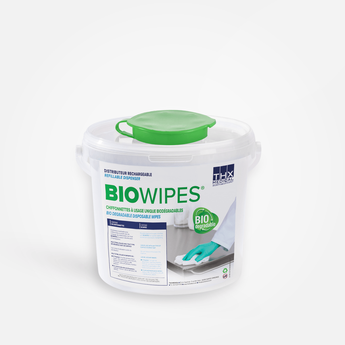 KIT DE DÉMARRAGE BIOWIPES - Lingettes sèches en rouleau à imbiber BIOWIPES/EXAWIPES | THX MEDICAL