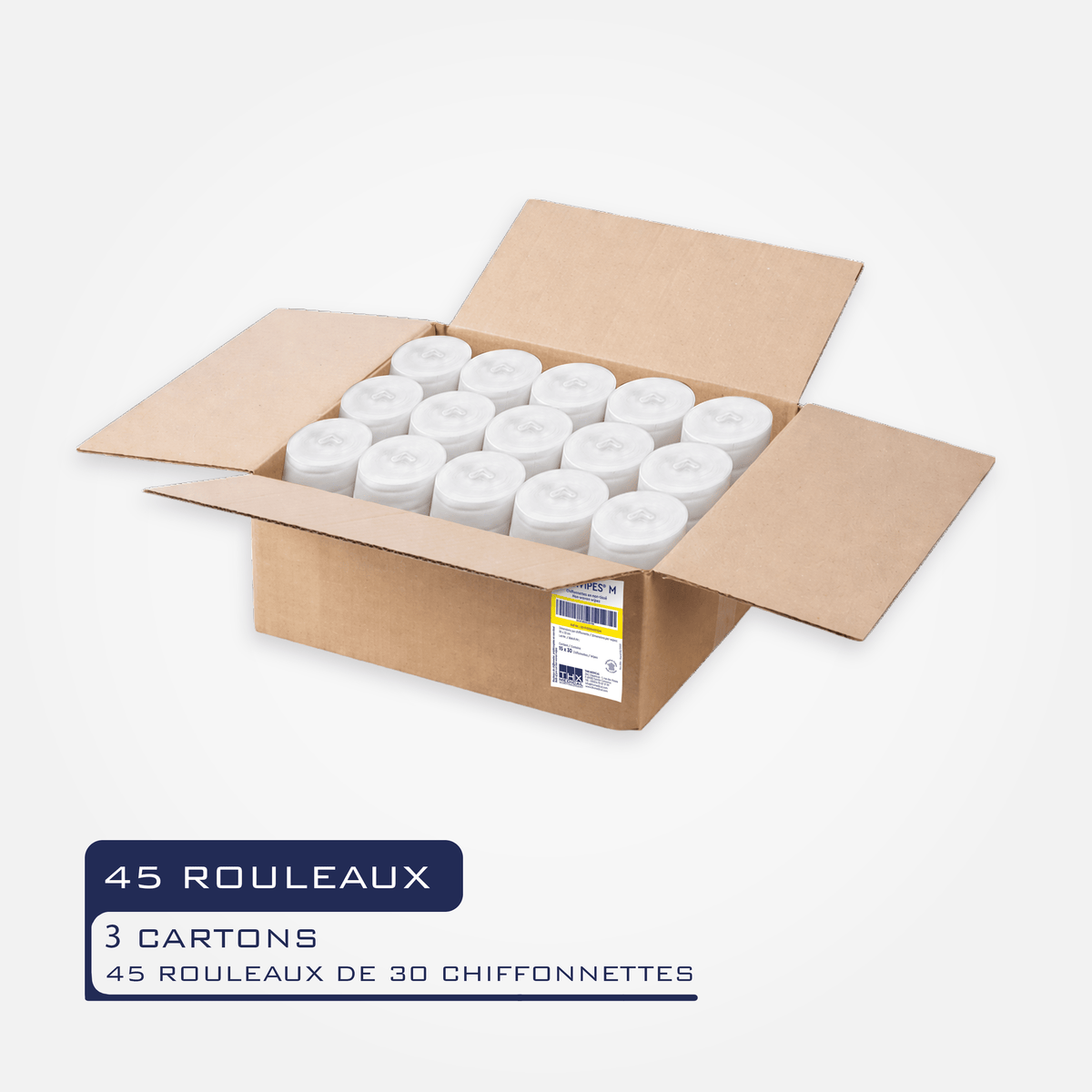 RECHARGES EXAWIPES-M COMPACT – SANS DÉSINFECTANT - Lingettes sèches en rouleau à imbiber BIOWIPES/EXAWIPES | THX MEDICAL
