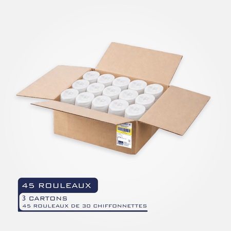 RECHARGES EXAWIPES-M COMPACT – SANS DÉSINFECTANT - Lingettes sèches en rouleau à imbiber BIOWIPES/EXAWIPES | THX MEDICAL