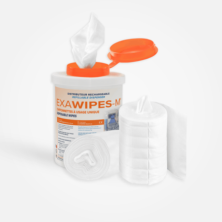 RECHARGES EXAWIPES-M COMPACT – SANS DÉSINFECTANT - Lingettes sèches en rouleau à imbiber BIOWIPES/EXAWIPES | THX Medical