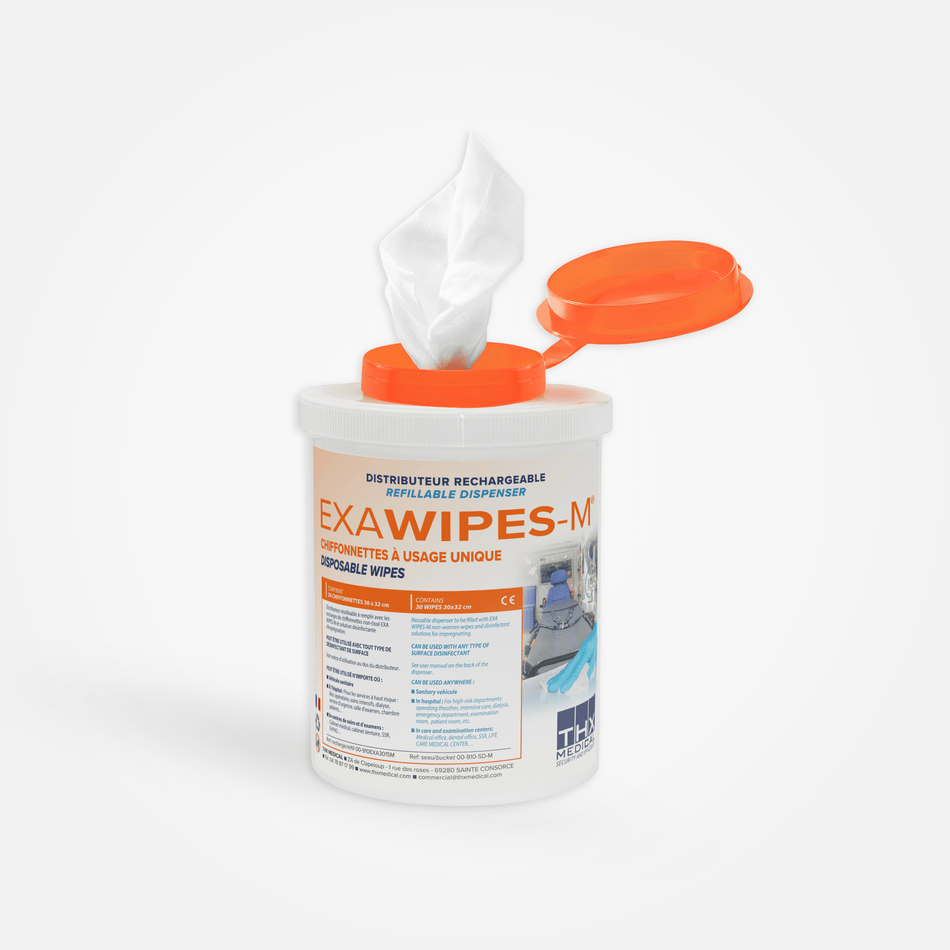 SEAU DISTRIBUTEUR COMPACT EXAWIPES-M - Accessoires | THX Medical