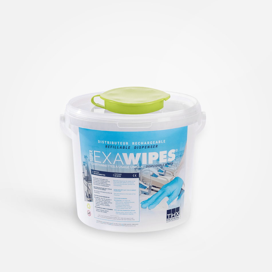 SEAU DISTRIBUTEUR EXAWIPES - Accessoires | THX MEDICAL