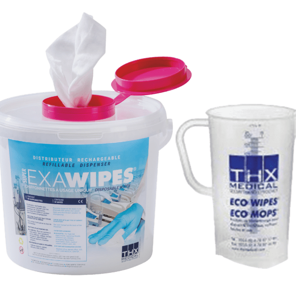 exawipes : seau et becher 3L