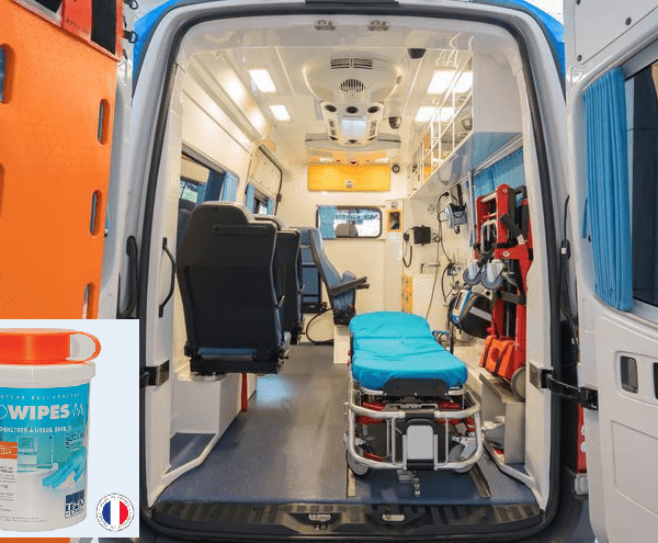 Kit Vehicules Sanitaires EXA WIPES