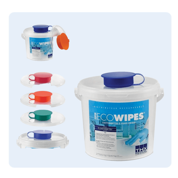 SEAU DISTRIBUTEUR BLANC POUR EXA WIPES / SUPER ECO WIPES